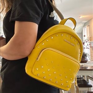 New π Mk mini backpack / gold studd